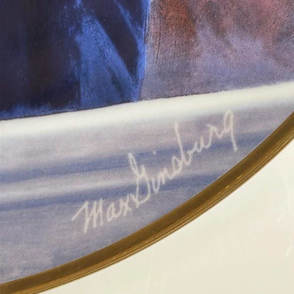 FRANKLIN MINT Limited Edition Collectible John F Kennedy JFK Plate/Hanger 8”